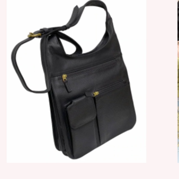 JPOurse Crossbody Traveler Boutique Brand Red Leather Multi Compartment - Picture 10 of 11